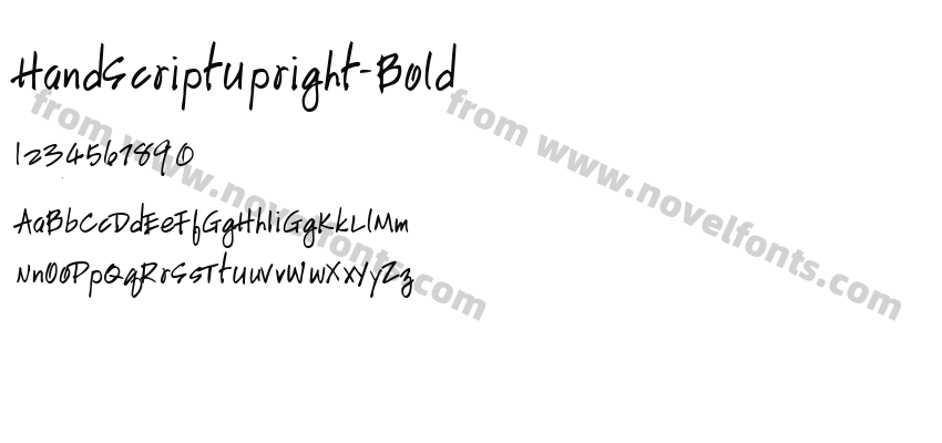 HandScriptUpright-BoldPreview