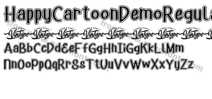 HappyCartoonDemoRegularPreview