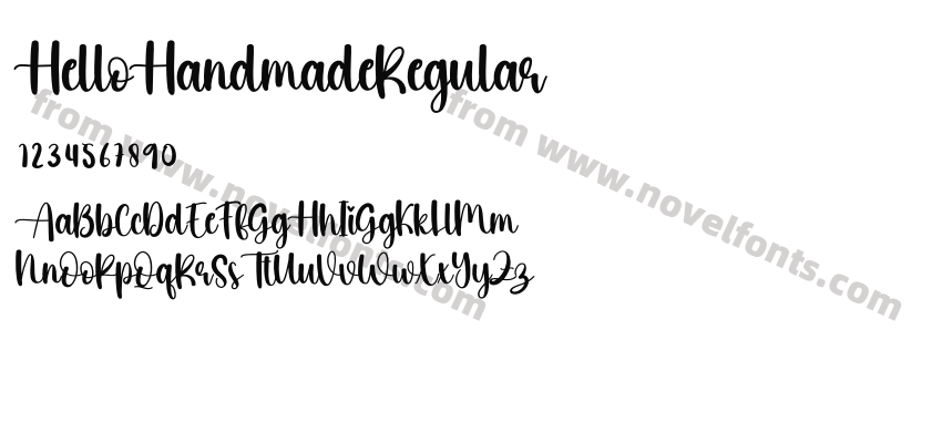 HelloHandmadeRegularPreview