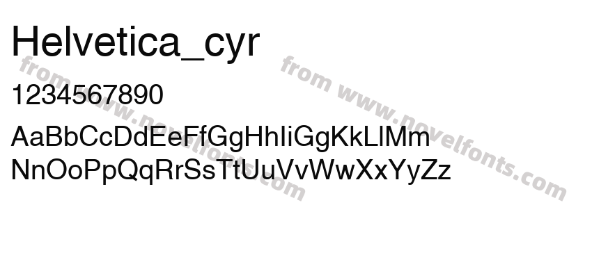 Helvetica_cyrPreview