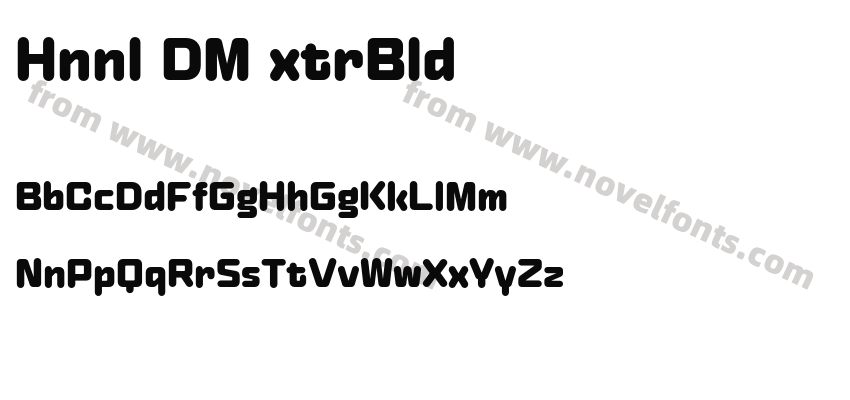 Hinnual DEMO ExtraBoldPreview