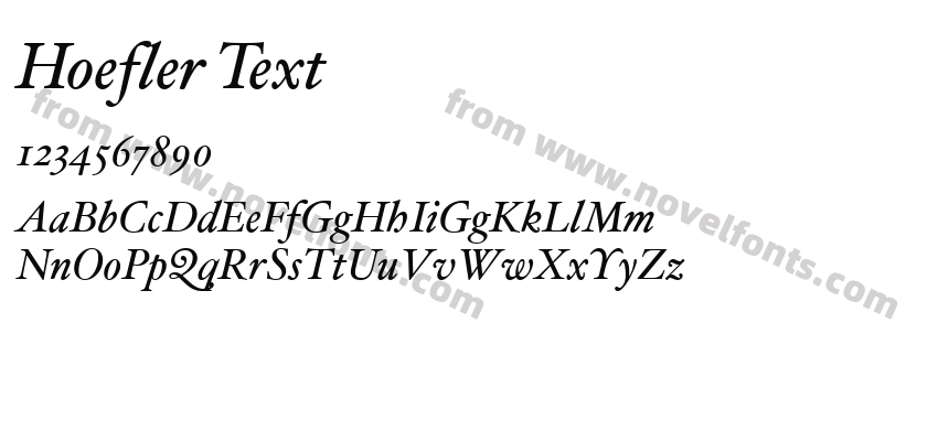 Hoefler TextPreview