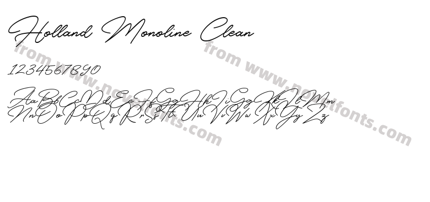 Holland Monoline CleanPreview