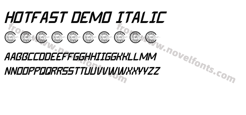 Hotfast Demo ItalicPreview