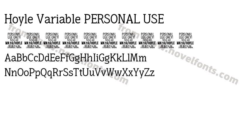 Hoyle Variable PERSONAL USEPreview