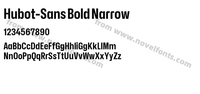 Hubot-Sans Bold NarrowPreview