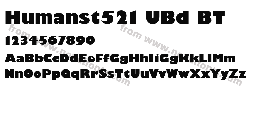 Humanst521 UBd BTPreview