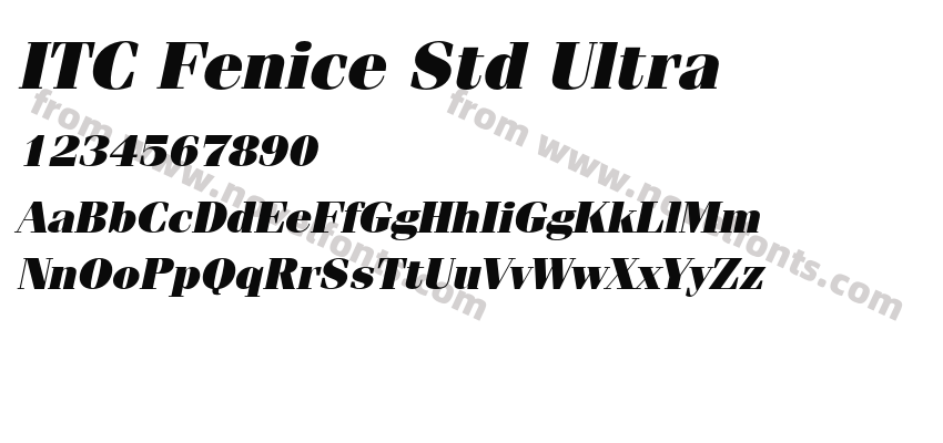 ITC Fenice Std UltraPreview