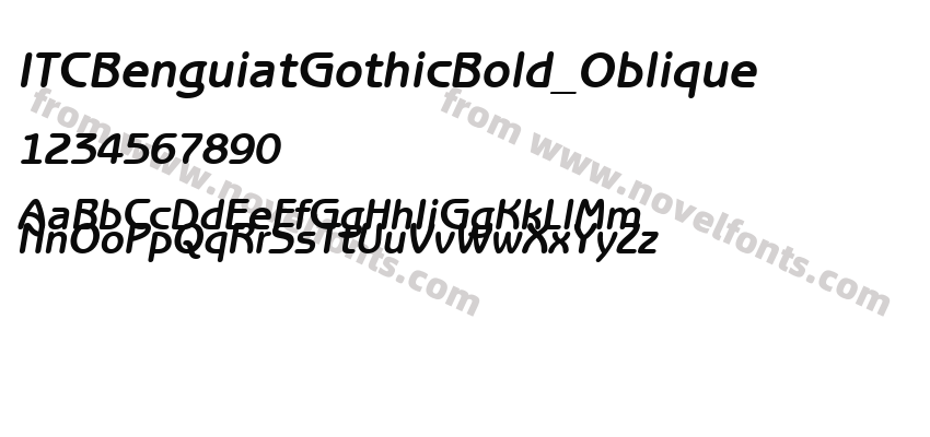 ITCBenguiatGothicBold_ObliquePreview