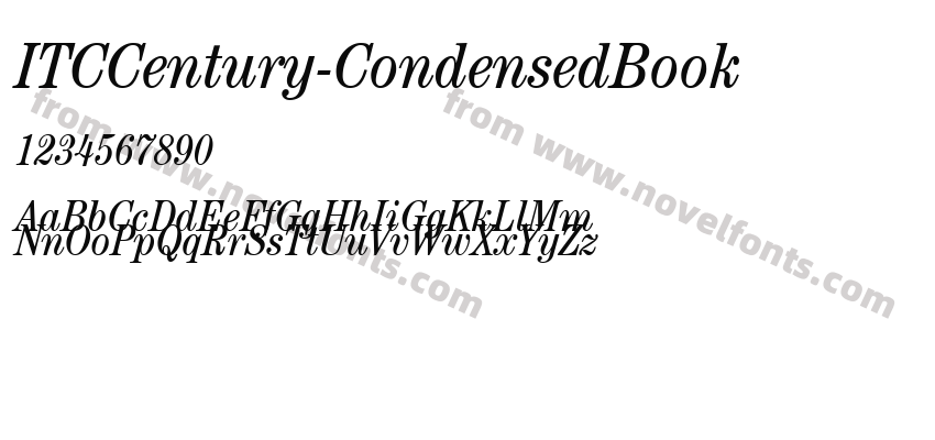 ITCCentury-CondensedBookPreview