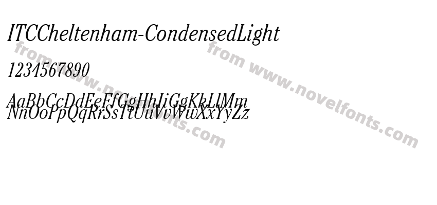 ITCCheltenham-CondensedLightPreview