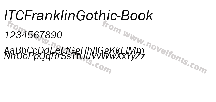 ITCFranklinGothic-BookPreview