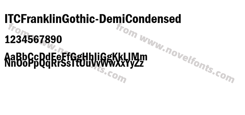 ITCFranklinGothic-DemiCondensedPreview