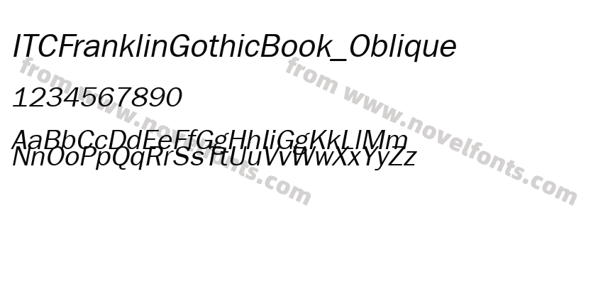 ITCFranklinGothicBook_ObliquePreview