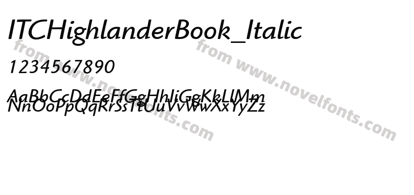 ITCHighlanderBook_ItalicPreview