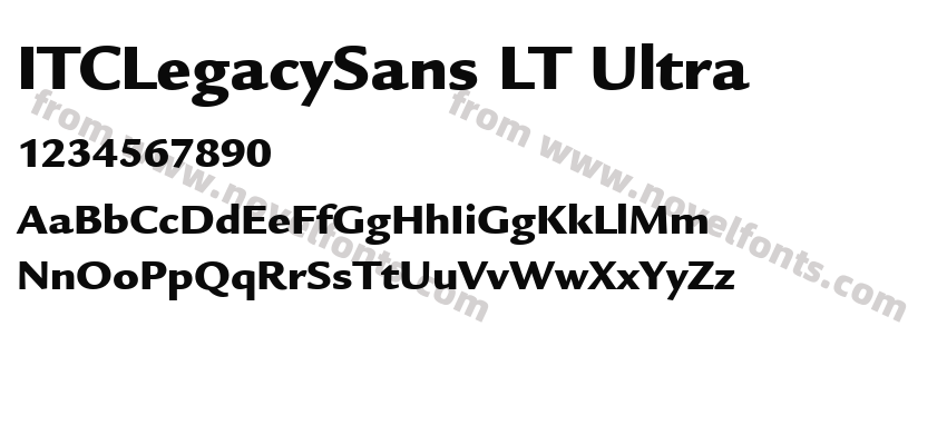 ITCLegacySans LT UltraPreview