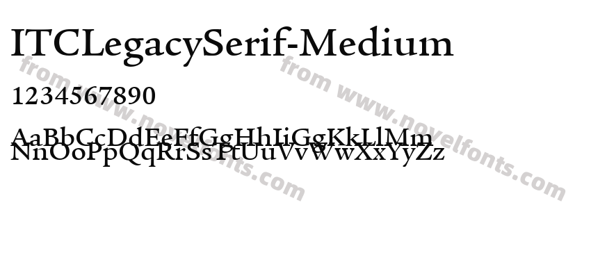 ITCLegacySerif-MediumPreview