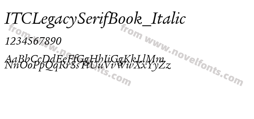 ITCLegacySerifBook_ItalicPreview