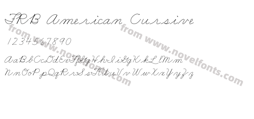 FRB American CursivePreview