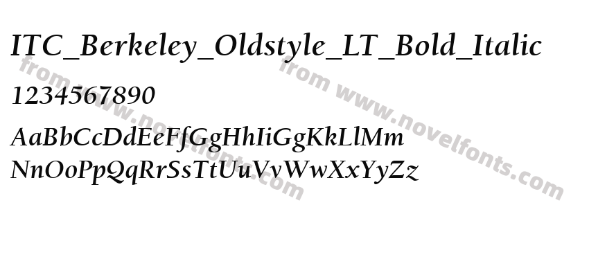 ITC_Berkeley_Oldstyle_LT_Bold_ItalicPreview