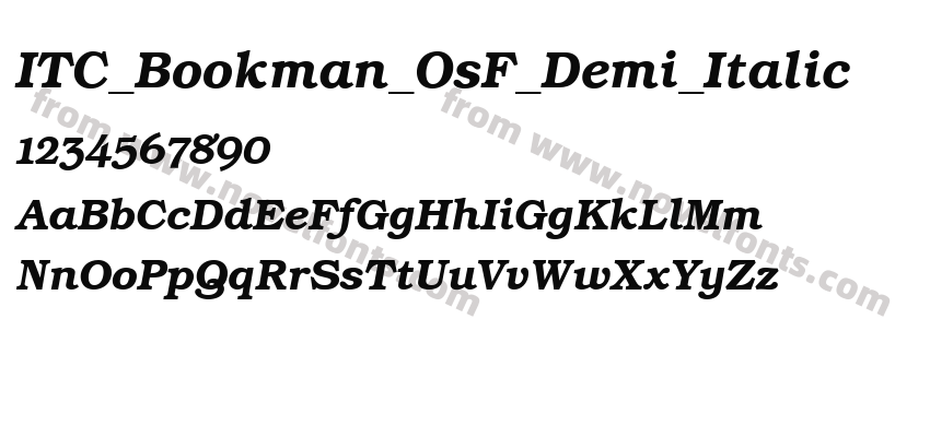 ITC_Bookman_OsF_Demi_ItalicPreview