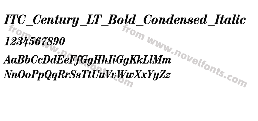 ITC_Century_LT_Bold_Condensed_ItalicPreview