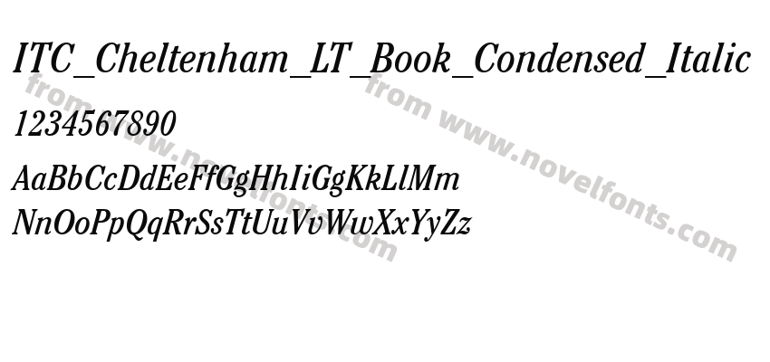 ITC_Cheltenham_LT_Book_Condensed_ItalicPreview