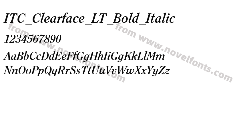 ITC_Clearface_LT_Bold_ItalicPreview