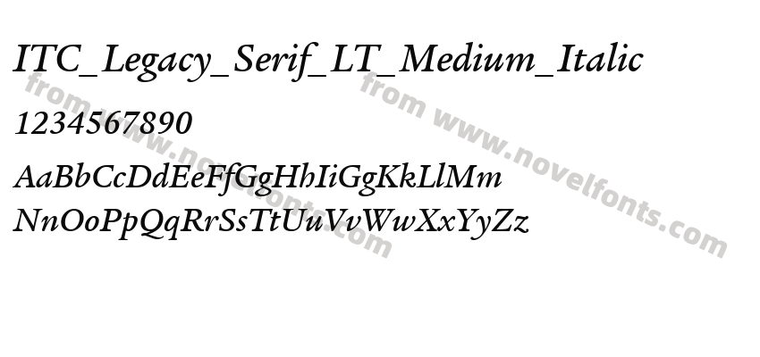 ITC_Legacy_Serif_LT_Medium_ItalicPreview