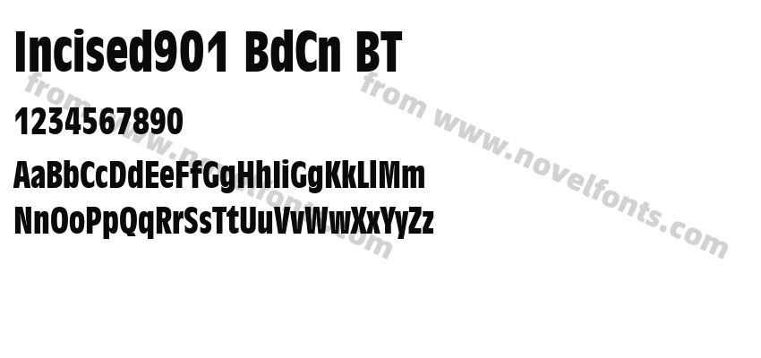 Incised901 BdCn BTPreview