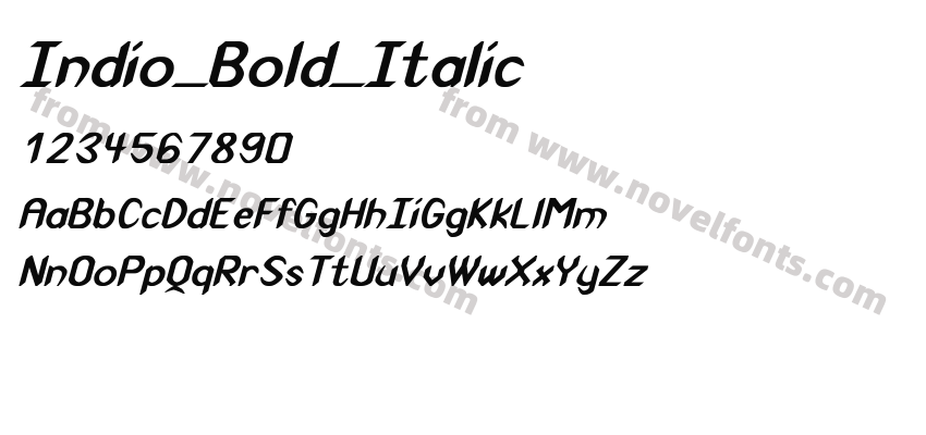 Indio_Bold_ItalicPreview