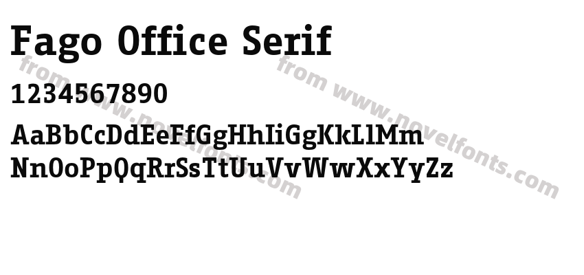 Fago Office SerifPreview