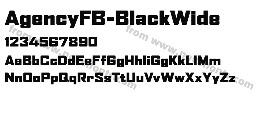 AgencyFB-BlackWidePreview