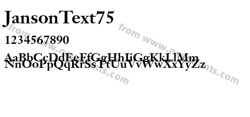 JansonText75Preview