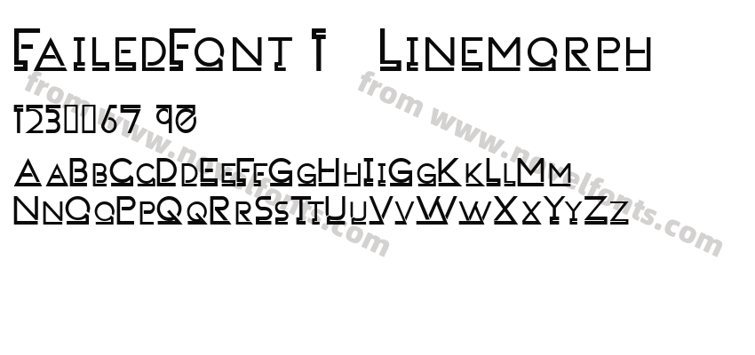 FailedFont 1   LinemorphPreview