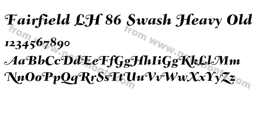 Fairfield LH 86 Swash Heavy OldPreview