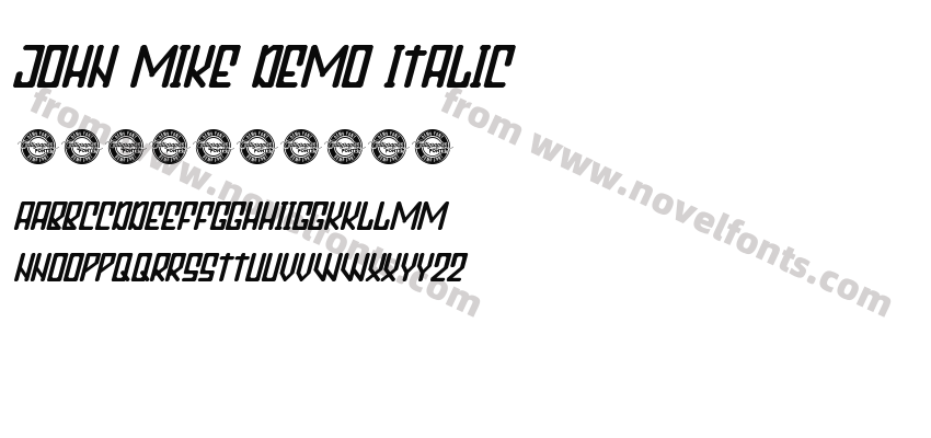 John Mike Demo ItalicPreview