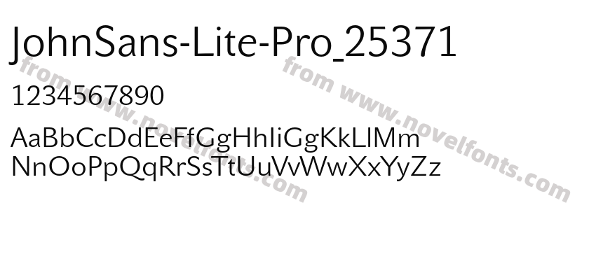 JohnSans-Lite-Pro_25371Preview