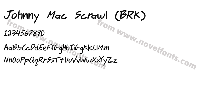 Johnny Mac Scrawl (BRK)Preview