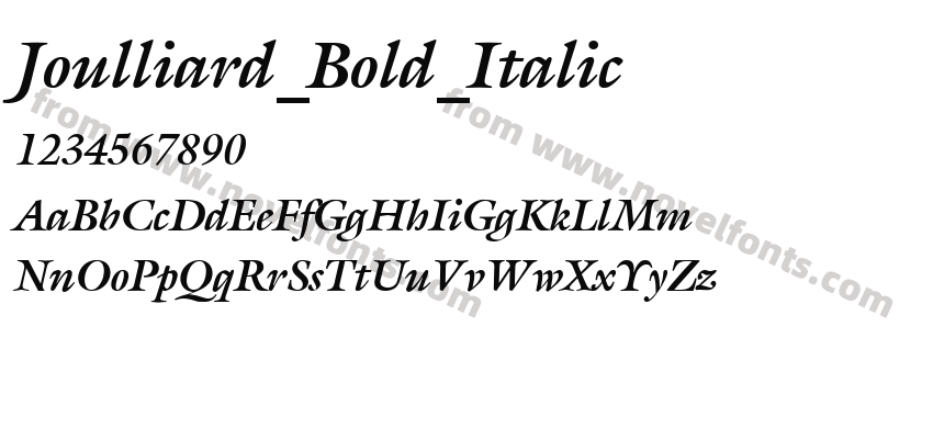 Joulliard_Bold_ItalicPreview