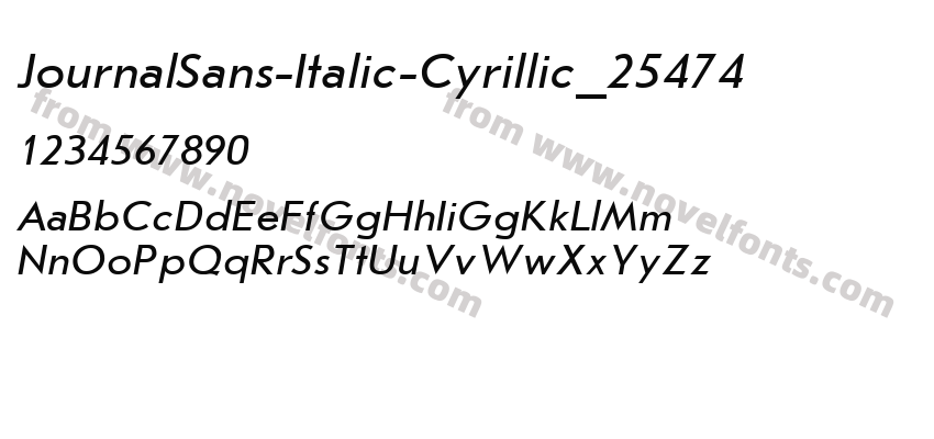 JournalSans-Italic-Cyrillic_25474Preview