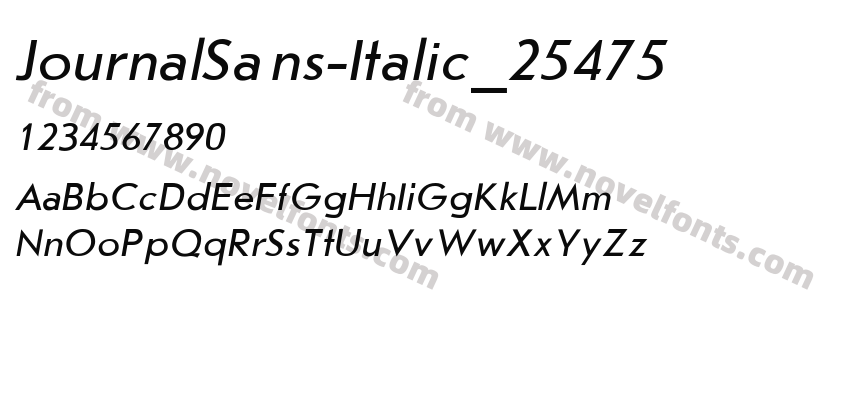 JournalSans-Italic_25475Preview