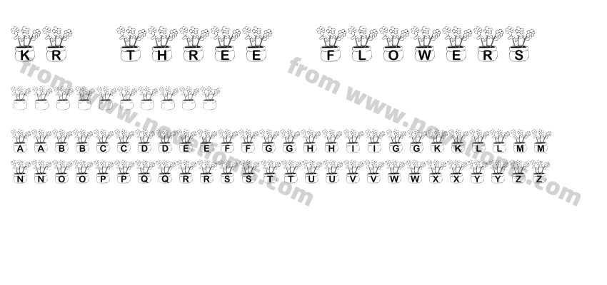 KR Three FlowersPreview