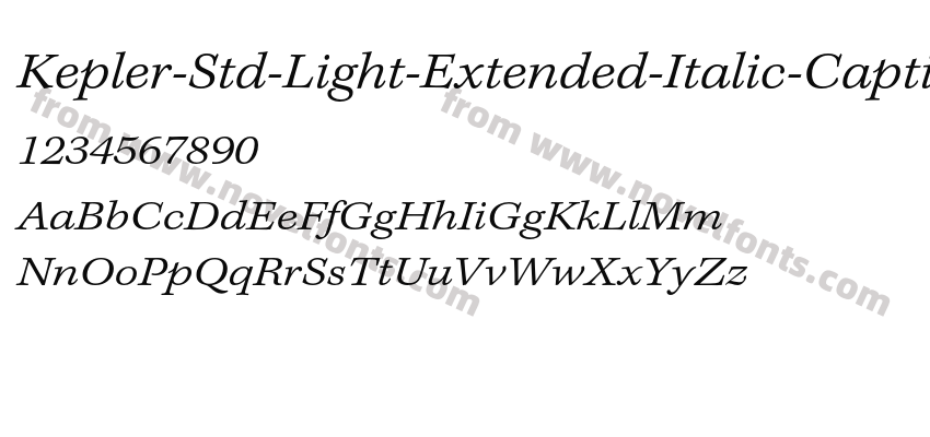 Kepler-Std-Light-Extended-Italic-Caption_26129Preview