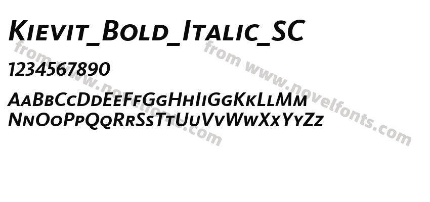 Kievit_Bold_Italic_SCPreview