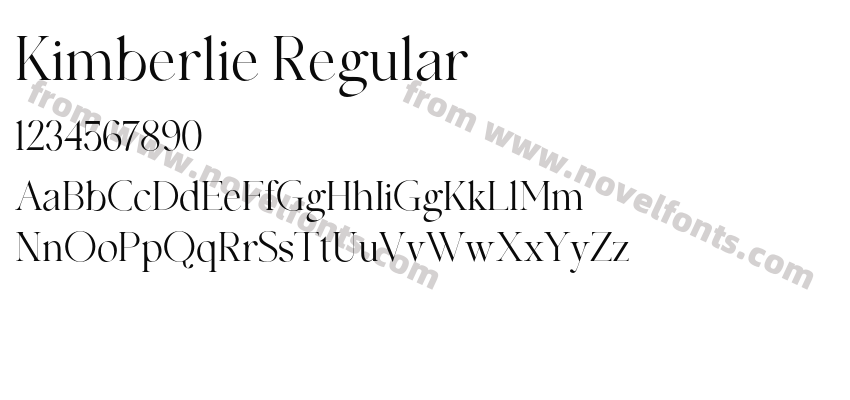 Kimberlie RegularPreview