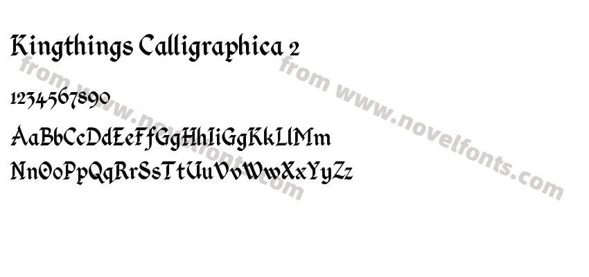 Kingthings Calligraphica 2Preview