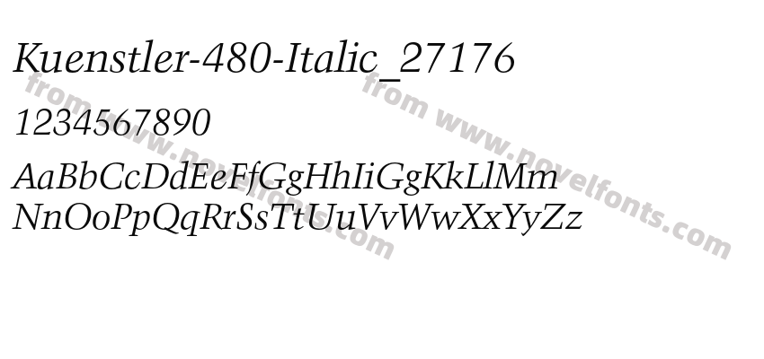 Kuenstler-480-Italic_27176Preview