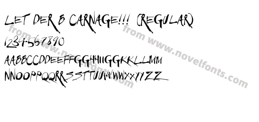 LET DER B CARNAGE!!! (Regular)Preview