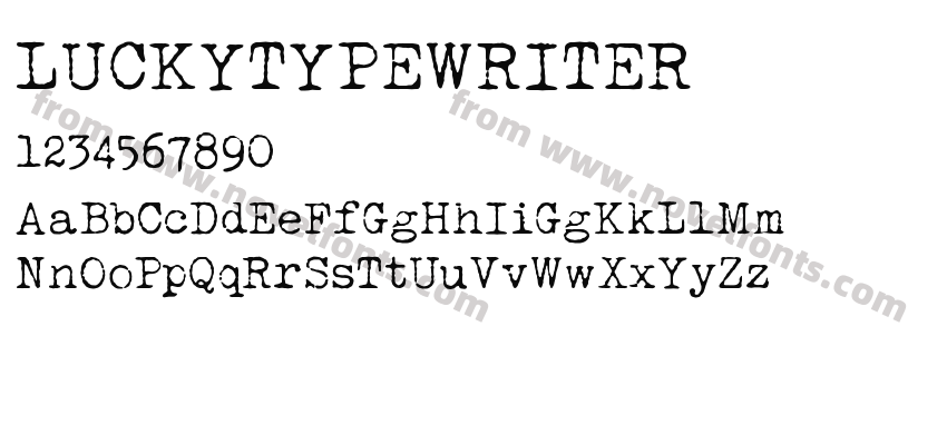 LUCKYTYPEWRITERPreview